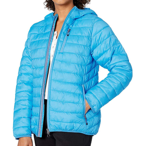 <b>Women's</b> New Design Custom Logo Down Puffer Jacket Warm Winter Outdoor Cold <b>Weather</b> Coat With Professional Breathable Jacket - Product Image 3