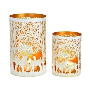 Bougeoir design rond antique de haute qualité, accessoires de décoration pour la maison, hôtel et fête - Product Image 5