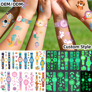 รอยสัก<span class=keywords><strong>ลาย</strong></span>การ์ตูนเรืองแสงชั่วคราวแบบปลอดสารพิษ กันน้ำ เป็นมิตรกับสิ่งแวดล้อม สำหรับเด็ก <span class=keywords><strong>ลาย</strong></span><span class=keywords><strong>นาฬิกา</strong></span>อินเดีย เรืองแสงในที่มืด ติดที่แขนและร่างกาย - Product Image 1