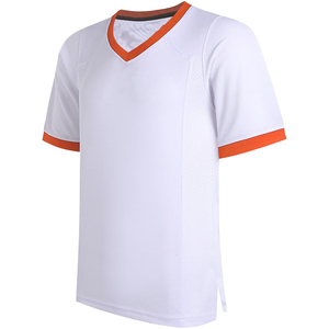 เสื้อฟุตบอลอเมริกันผ้าโพลีเอสเตอร์น้ำหนักเบารีไซเคิลดีไซน์แขนสั้นที่มีคุณสมบัติระบายอากาศพอดีตัวปกติ - Product Image 1