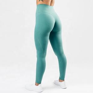 Pantalones de Yoga de cintura alta con bolsillos, mallas con control de barriga, mallas de yoga con cintura elástica para entrenamiento, ropa de fitness y yoga sin costuras para mujer - Product Image 3