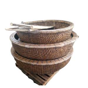 Bateau coracle en bambou, bateau à panier en bambou - Product Image 4