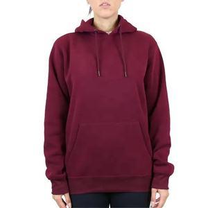 Vente en gros Pull à capuche en polaire tricoté surdimensionné personnalisé pour femmes Long Street Wear avec différentes couleurs de manches d'hiver avec poches - Product Image 5