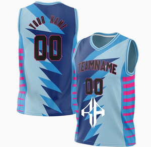Nuevo diseño de camisetas de baloncesto por sublimación para hombre 100% poliéster Premium de alta calidad logotipo personalizado de ATLANTIC - Product Image 4