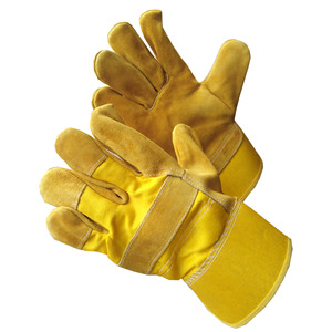 Construcción de soldadura de seguridad personalizada de cuero de vaca, guantes de conducción canadiense a precio competitivo - Product Image 1