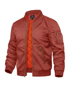 Chaqueta Bomber de Primera Calidad para Hombre, Cierre de Cremallera, Estilo Formal, Camuflaje Pakistaní, Ajuste Holgado, Resistente al Viento e Impermeable, Talla XS para Primavera - Product Image 2