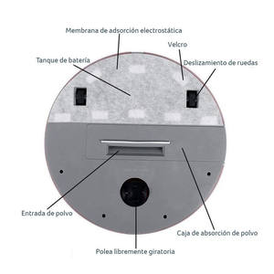 Robot de nettoyage intelligent Myrva, alimenté par batterie, nettoyeur de sol domestique, corps en plastique, modèle MYR-HOG342EG12 - Product Image 6