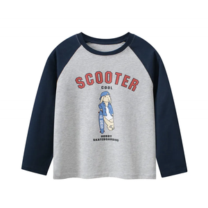 เสื้อผ้าเด็กวัยหัดเดินเสื้อยืดแขนยาวสำหรับเด็กผู้ชายเสื้อผ้าคอตตอนถัก100% ลำลองสำหรับฤดูหนาว - Product Image 4