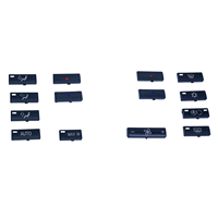 Ensemble de boutons de panneau de climatisation 14 pièces pour BMW Série 5 E39 (expédition depuis le fabricant turc)