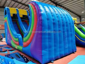 Tobogán Acuático Inflable Gigante de PVC con Diseño de Media Cañada para Adultos, Uso en el Hogar y la Escuela, Alta Capacidad - Product Image 4