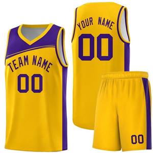 Nom de l'équipe Sportswear Vêtements de basket-ball Adultes Uniformes Ensembles Bsci Maillot de basket-ball d'été Polyester Spandex Impression par sublimation - Product Image 5