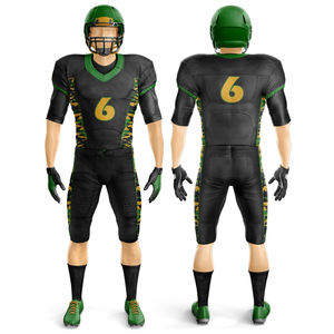 Alta calidad, diseño personalizado, patrón de impresión por sublimación, nombre del equipo, Spandex transpirable, poliéster, ropa de fútbol americano para adultos - Product Image 1