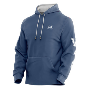 Sweat à capuche unisexe à usage quotidien décontracté 100% coton motif solide tricoté sweat vierge grande taille version pour hommes logo avant tarif zéro - Product Image 4