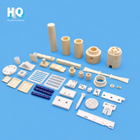 Custom Threaded Alumina Ceramic Rod Precision Machined Ceramic Stud Shaft for Semiconductor Equipment Ceramic Parts with Welding