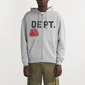 Veste à capuche unisexe en polaire d'hiver anti-boulochage, coupe ample, style streetwear - Product Image 2