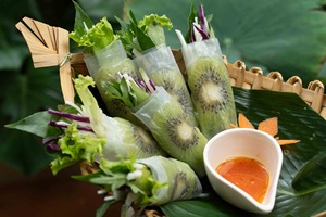 Envoltura de papel de arroz en rollo de primavera fresco de bajo precio de artículo popular de la fábrica de Vietnam empaquetada en bolsa - Product Image 6