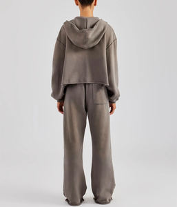 Vêtement de sport court de qualité supérieure, tendance, en polyester délavé à l'acide, coupe régulière, votre marque personnalisée - Product Image 6