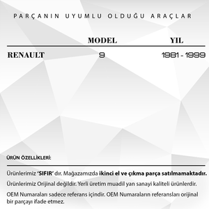 วงแหวนสลักเกลียวล้อสำหรับเรโนลต์9 - Product Image 2