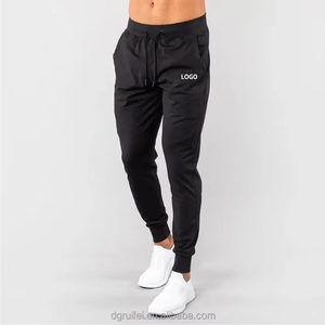 Custom logo Men Premium Quality Nylon Spandex Slim Fit Sports Cuff Sweatpants Tapered Training Gym Fitness <b>Cuffed</b> <b>Jogger</b> for Men - Product Image 5