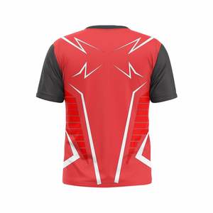 Camisetas de punto impresas personalizadas a granel al por mayor para hombres diseño sublimado transpirable manga corta bajo MOQ nueva llegada - Product Image 2