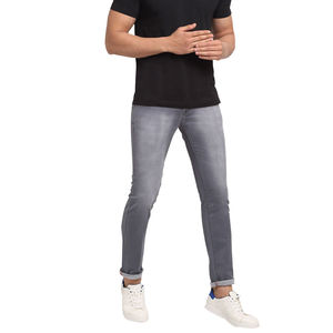 กางเกงยีนส์ทรงตรง สวมใส่สบาย ลำลอง เหมาะกับฤดูหนาว เป็นมิตรกับสิ่งแวดล้อม ระบายอากาศได้ดี สไตล์สตรีทแวร์ เนื้อผ้านุ่ม สวมใส่สบายทุกวัน - Product Image 2