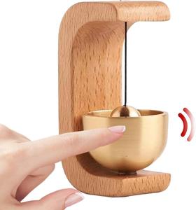 Carillon éolien en bois, sonnette sans fil, sonnette de porte d'entrée, carillon éolien décoratif pour la maison, meilleur prix - Product Image 4