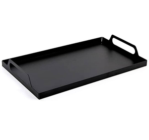 Plateau de service rectangulaire en fer plaqué noir, de haute qualité, design unique, fait à la main, écologique, couleur personnalisable - Product Image 6