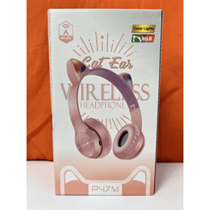 หูฟังไร้สายและแบบมีสาย รุ่น P47M ดีไซน์หูแมว - Product Image 1