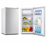 Mini-réfrigérateur 80L 82L, nouveau design, porte simple, portable, économie d'énergie, petit refroidisseur pour dortoir, bureau, chambre d'hôtel