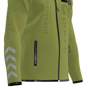 Veste polaire homme style unique, imperméable, respirante, doublée, à capuche, pour activités de plein air, design personnalisable, longue - Product Image 3