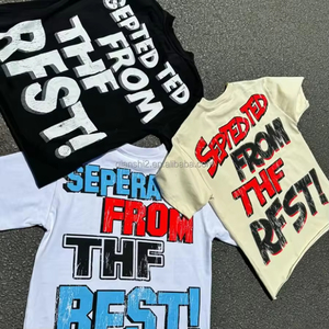 T-shirt graphique d'impression Dtg personnalisé lourd hommes 250 Gsm surdimensionné Boxy Fit Streetwear t-shirt pour hommes - Product Image 2