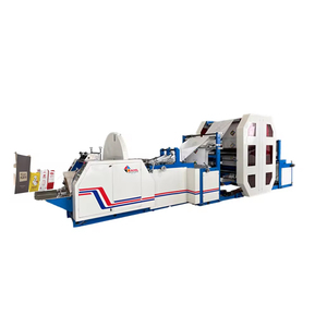 เครื่องทําถุงกระดาษอัตโนมัติเต็มรูปแบบเครื่องทําถุงกระดาษด้านล่าง V พร้อมการพิมพ์อินไลน์ 4 สี - Product Image 1