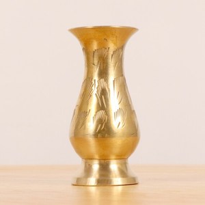 Chinese Style Brass Tabletop <b>Vase</b> High Finished Good Quality Fancy New Design Flower <b>Vase</b> Trendy Flower <b>Vase</b> - Product Image 1
