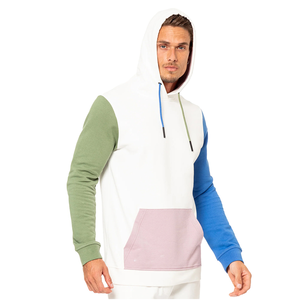 Sweat à capuche en coton polaire multicolore pour hommes, sweats grande taille à la mode pour l'hiver, nouvelle collection - Product Image 5