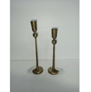 Bougeoir en métal finition antique fait à la main conception durable pour la décoration de la maison noël transforme les coins scènes intemporelles - Product Image 1