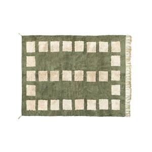 Hot Selling Unique Beni Ourain <b>Rug</b> Handmade Moroccan <b>Boho</b> Area <b>Rug</b> Albertina Hand Knotted Wool Cotton Multi-Beige Set - Product Image 3