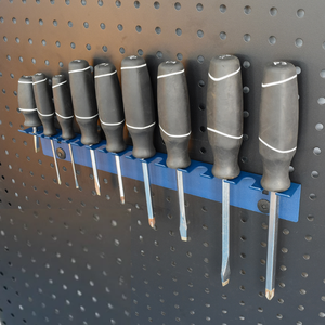 Soporte de destornillador CSPS adecuado para taller destornillador colgante almacenamiento de herramientas para garaje ahorrar espacio para el lugar de trabajo - Product Image 1