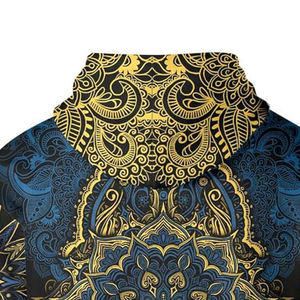 NOUVEAU PULLOVER À CAPUCHE EN COTON POLYESTER AVEC POCHE KANGOUROU ET CAPUCHE À CORDON DE COULEUR - Product Image 4