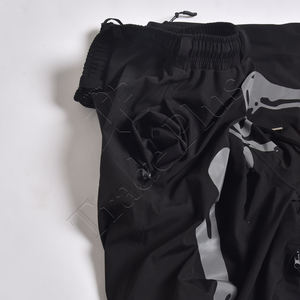 Pantalon de neige premium à imprimé squelette pour homme, coupe ample, streetwear, imperméable, doublure polaire chaude, évents et coupe extra ample - Product Image 5