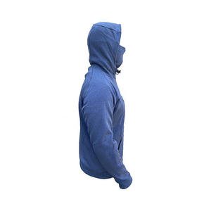 Custom Design Quick-Drying Breathable UPF 50+ Polyester/Cotton Pullover Fishing Hoodie with Long Sleeve and Hooded <b>Mask</b> - Product Image 3