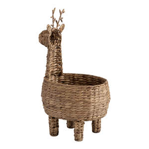 Elegant Deer Shape <b>Woven</b> <b>Basket</b> Animal Decorative Organizer For Kids Room Nursery Or Living Room Made in Vietnam - Product Image 6