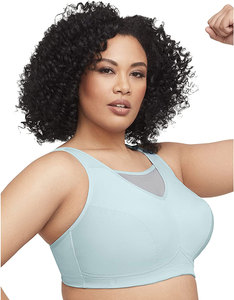 Débardeur de yoga sexy en nylon pour femme adulte, grande taille, dos nageur, maintien élevé, avec dentelle, vente en gros de haute qualité - Product Image 3
