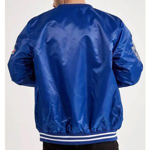 Veste bomber en satin personnalisée de haute qualité, polyester, hiver, hommes et femmes, veste de baseball en satin, veste universitaire pour hommes - Product Image 2