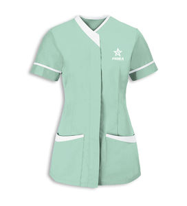 OEM Venta al por mayor de alta calidad logotipo personalizado Color personalizado médicos enfermera hospitales médicos Scrub Set Venta caliente Fig Scrub Top Stretch - Product Image 3