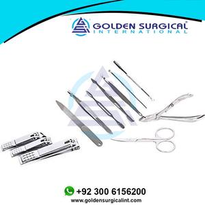 Kit de manucure et pédicure, coupe-ongles |   Kit de toilettage professionnel, outils pour les ongles avec étui de voyage luxueux, vente en gros - Product Image 5