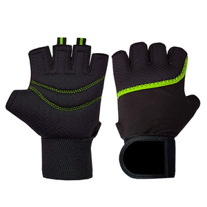 Guantes de levantamiento de pesas de diseño personalizado de alta calidad Guantes de seguridad para soporte de muñeca para entrenamiento de gimnasio para hombre - Product Image 1