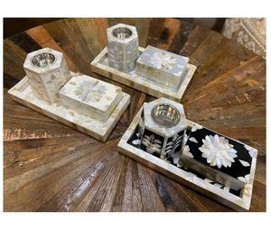 2026 dernier arabe islamique vadrouille incrustation Bakhoor brûleur ensemble nacre incrustation Oud Bakhoor Dukhoon Bukhoor ensemble - Product Image 1