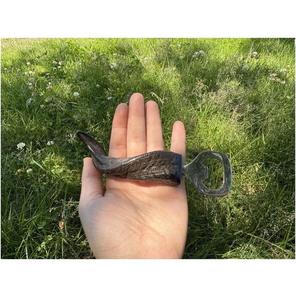 Abridor de Botellas con Mango de Cuerno de Cabra Natural, Herramienta de Cocina Única Hecha a Mano, Sacacorchos y Abridores, Regalo de Inauguración de Casa - Product Image 2