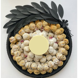 Bol à chocolat en métal blanc de la meilleure qualité plateau de chocolat de table d'hôtel écologique porte-bonbons décoratif élégant pour la maison - Product Image 6