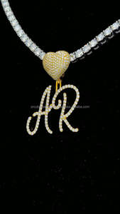 Conjunto de Collar con Colgante de Diamante Moissanite de Grado Brillante Premium al por Mayor, Piedra en Forma de Corazón, Cadena Ajustable, Unisex, Compromiso, Moda - Product Image 4